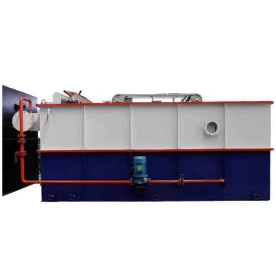Máquina de flotación de aire disuelto de dosificación química para tratamiento de aguas residuales