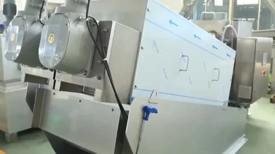 Máquina de prensa de tornillo de deshidratación de lodos para máquina de prensa de aceite de palma