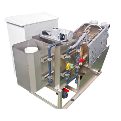 Prensa de filtro de tornillo de lodo de la máquina de deshidratación para la planta de tratamiento de aguas residuales de aceite
