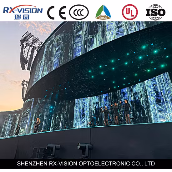 P2.6 Pantalla LED de pared de video de alquiler para exteriores fina HD a todo color en concierto de escenario